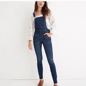 Madewell Skinny Denim Overalls